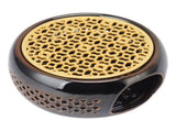 Bronze Brown Tea Light Teapot Warmer Hollow Concave Looking Ceramic Tea Tealight Coffee Heater V1294-YM0703-3118230129211
