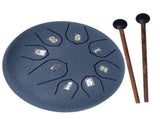 6in 8 Tones Tongue Drum with Mallets Music Book Musical Percussion Instruments for Meditation V1294-YM0714-3117210189211