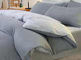 4-Piece Bedding Set Twin XL & Full Size Comforter Cover, Fitted Sheet & Pillowcases Soft Washed V1366-AZ2-W-19683