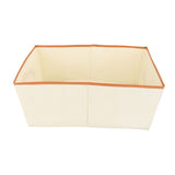 3 Sets Non Woven Fabric Bin PU Wrapped Washable Cloth Storage Baskets with Handle and Bottom Plate V1294-YM0901-3117240303211