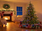 Christabelle 2.3m 7.5ft Bellewood Fir Christmas Tree Pre Lit Multi Function LED Foot Pedal Powe 112_NATBF75