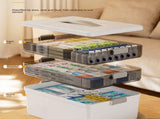 Cream white Large 3 Layer Medicine Storage Box Portable First Aid Kit Organiser with Handle Multi V888-ELOSUNG40667