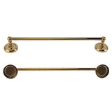 Copper Towel Bar European Style Bathroom Single Bar Towel Rack Bathroom Hanging Rack Titanium V1294-YM0706-3112230064013