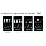 1 PCS Electric Bike Display PlasticMetal 36V-72V Waterproof LCD Display NC-81F Electric Bike Panel V1192-AZ-W-0018