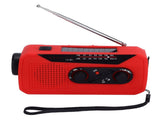 Emergency Radio Hand Power Generation Solar Radio with LED Flashlight 2000mah Charging for Camping V1294-YM0523-3115220020412