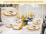 200 Pcs Doilies Lace Paper 14 Inches Disposable Foil Placemats Large Round Pad for Cakes Crafts V1259-DP01-A-5742