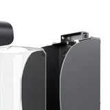 1L Manual Soap Dispenser Large Button Wall Mounted Double Leakproof Pump Drip Liquid Dispenser Black V1294-YM0901-3112250043611