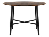 Levede Dining Table Round Kitchen 4 Person Coffee 80cm CH1168-BR-AU