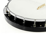 Karrera 5-String Resonator Banjo - Black 5S-BANJO-BLK