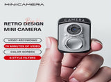 Retro Design Mini Digital Thumb Camera for Students - 2.0MP Video Recording with 16GB TF Card and 6 V888-ELOSUNG38760