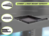 Sliding Rack Server Shelf 1U 19" 4 Post Mount Adjustable 15" to 22" Rack Tray V63-952651