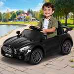 Kids Electric Ride On Car Mercedes-Benz AMG GTR Licensed Toy Cars Remote Black RCAR-AMGGTR-S-BK