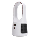 USB Desk Fan 6 Speeds Wind Quiet Portable Bladeless Cooling Fan with Power Display for Home Bedroom V1294-YM0901-3113240072311