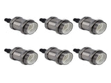 6 Pcs Lamp Holder Metal E26 E27 Screw Retro Lighting Base Accessories with Ground Aluminum V1294-YM0714-3119210198014