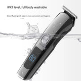 All-in-One Professional Men's Grooming Kit - IPX7 Waterproof Hair Clipper & Beard Trimmer with LED V888-ELOSUNG35841