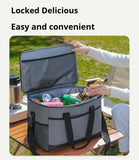 Large 35L Insulated Cooler Bag Soft Sided Leakproof Thermal Tote for Camping Beach Picnic BBQ Heavy V888-ELOSUNG41652