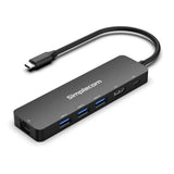 Simplecom CHT560 USB-C SuperSpeed 6-in-1 Multiport Docking Station HDMI 2.0 V1202-V2-HXSI-CHT560