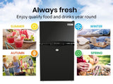 GECKO 95L Portable Upright Fridge, 12V/24V for Motorhome, Caravan, Black V219-CAPFFRGEKA10B