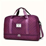 Luxury Duffle Bag Oversized Duffle Travel Bag Gym Bag Multiple Compartments Wet - Beige - Size 01 V1106-127-81999-BEG-01