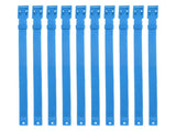 10PCS Goat Collar PU 23 Inch Adjustable Livestock Collar for Farm Animal Cow Horse Sheep Blue V1294-YM0703-3111230027115