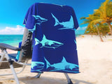 4 Pack Oversized Thin Beach Towels, Quick-Dry Swim Travel Towels for Adults, Poolside, Camping V1189-LC-AMZ-00281