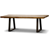 Begonia Coffee Table 130cm Live Edge Solid Mango Wood Unique Furniture - Natural V315-UL-001