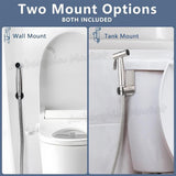 Bidet Sprayer Set Bathroom Hygiene Toilet Sprayer Personal Cleansing - Silver - Size 01 V1102-DSZ-001-100-SLR-01