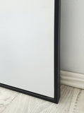 Black Metal Arch Mirror - Small 80cm x 100cm V292-M-METAR-S-BLACK