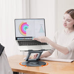 mbeat Stage S9 Rotating Laptop Stand with Telescopic Height Adjustment V186-MB-STD-S9GRY