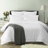 Accessorize White Tailored Hotel Deluxe Cotton Quilt Cover Set King V442-HIN-QUILTCS-HOTELTAILORED-WHITE-KI