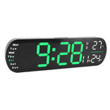 Digital Wall Clock with Remote Control Big LED Screen Display Adjustable 8 Color Lights Digital V1294-YM0901-3115240021212