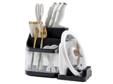 Multifunctional Kitchen Storage Rack Kitchen Countertop Cutting Board Pot Cover Chopsticks Forks V1294-YM0706-3118230217013