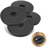 4 Pack Lazy Susan Turntable, 4" Acrylic Ball Bearing Rotating Tray for Cake, Spice Rack V1192-AZ-W-17970