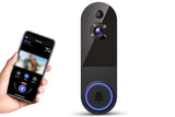 Smart Video Doorbell Camera Wireless Outdoor Doorbell Camera-Black V1263-JX-7397