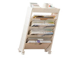 Classroom Bookshelf Multilayer with Universal Wheel Book Storage Shelving for Living Room V1294-YM0512-3117220266611