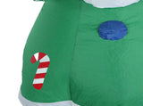 4.9FT Inflatable Xmas Tree LED Lighted 210T Polyester IP44 Water Resistant Blow Up Xmas Tree Yard V1294-YM0901-3115240123612