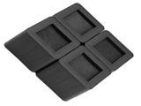 4pcs Set Furniture Leg Risers PP Plastic NOn Slip Riser for Table Desk Bed Sofa Black Color V1294-YM0901-JY05059