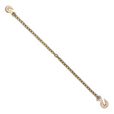 G80 Transport Binder Chain, 8 mm x 316 cm 2-Pack Tow Chain with Clevis Grab Hooks, 2.22T Safe V952-ZGTLSGMGDX2JYBW2AV0