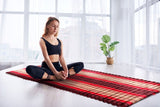 Day bed Roll Out Mattress XL Large Foldout Mat relaxation day bed camping or Yoga Matt Natural Kapok V277-MAT120X200RED