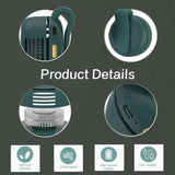 Portable Silent Mini Bladeless Fan Clip On, Portable silent mini bladeless electric fan, 3 Speeds V1259-DP01-A-3059