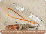 Spice Jars - Divided Spice Jar - Divided Spice Container - 4 Grids Transparent Spice Container - For V1188-MS101-02006-1