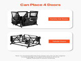 Jeep Storage Cart, 4s Moveable Storage Cart Rack with Thickened Rubber Cushion, Sturdy Car V952-CMTCFXCZ4PCS2X886V0