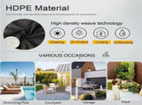 Black Sun Sail HDPE 85-90% UV Protection, 400cm x 500cm V1188-MS-325-1401