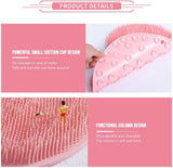 Foot Back Cleaning Pad, 2024 Upgrade Foot Scrubber Mat Slip Suction Cups Foot Scrubber, V1258-DP02-F-826