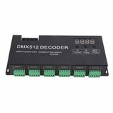 24 Channel DMX Decoder Digital Display RGBW DMX512 Dimming Driver LED Controller for Stage Bar V1294-YM0703-3119230001111