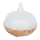 400ml Light Wood Grain Air Diffuser Electric Aroma Humidifier with Ambient Night Lamp 100240VAU V1294-YM0721-3113210017714