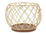 Coffee Pod Holder Iron Large Capacity Stylish Look Easy Access Wooden Base Coffee Pod Storage V1294-YM0901-3118240273212