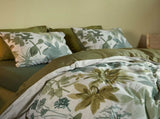 Bedding House Lilian Green 100% Cotton Percale Quilt Cover Set King V442-HIN-QUILTCS-LILIAN-GREEN-KI