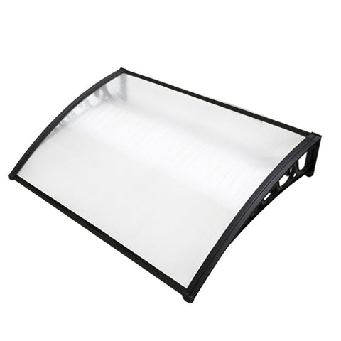 Instahut Window Door Awning 1mx1.2m Transparent AWN-PC6-1X12