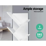 Artiss Tree Bookshelf 7 Tiers - ECHO White FURNI-E-SHELF-7T-WH